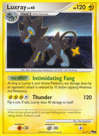 Luxray 003 POP Series 8 - Rare