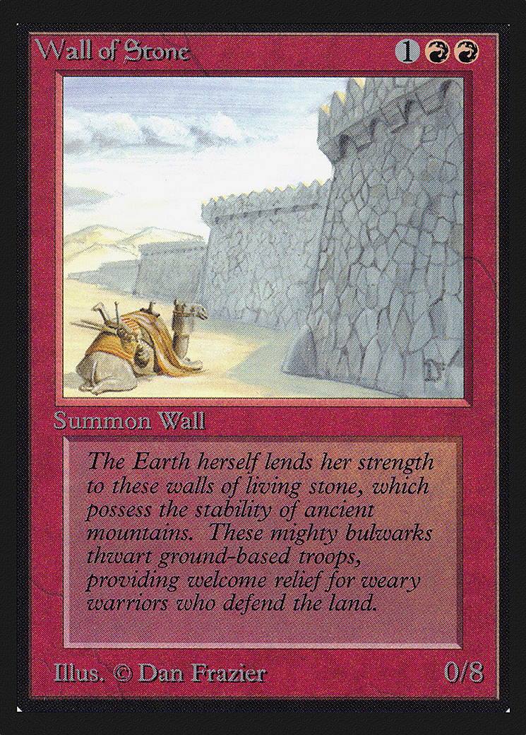 Wall of Stone (IE) (IED-183) - Intl. Collectors' Edition