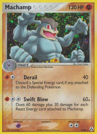 Machamp 009 - Holofoil Legend Maker - Holo Rare