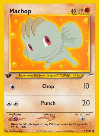 Machop 073/105 - Unlimited Neo Destiny - Common