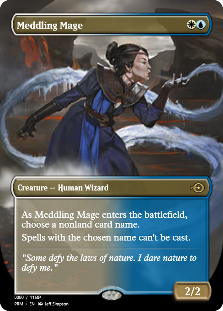 Meddling Mage (PRM-82830) - Magic Online Promos Foil