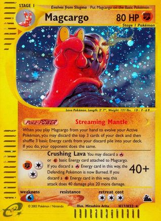 Magcargo (H17) H17 - Holofoil Skyridge - Holo Rare