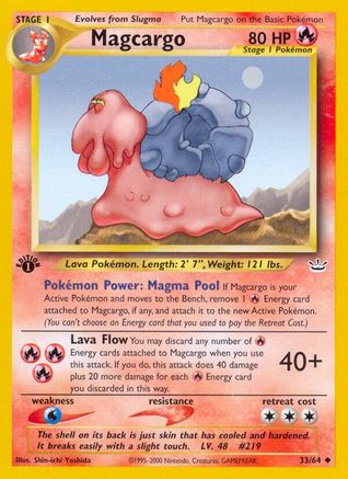 Magcargo 033/64 - Unlimited Neo Revelation - Uncommon