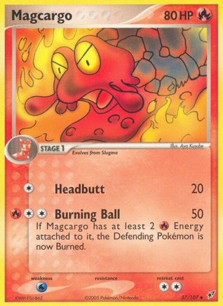 Magcargo 037/107 Deoxys - Uncommon