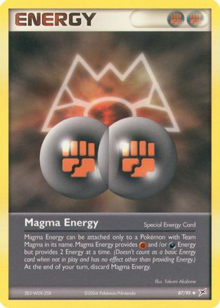 Magma Energy 087 Team Magma vs Team Aqua - Uncommon