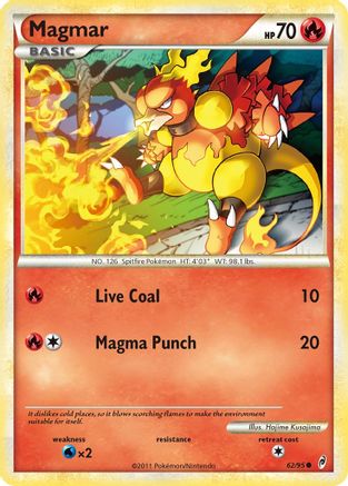 Magmar 062/95 - Reverse Holofoil Call of Legends - Common