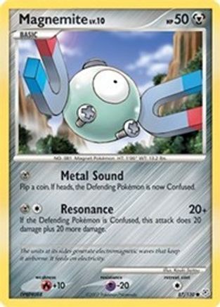 Magnemite 087/130 - Reverse Holofoil Diamond and Pearl - Common