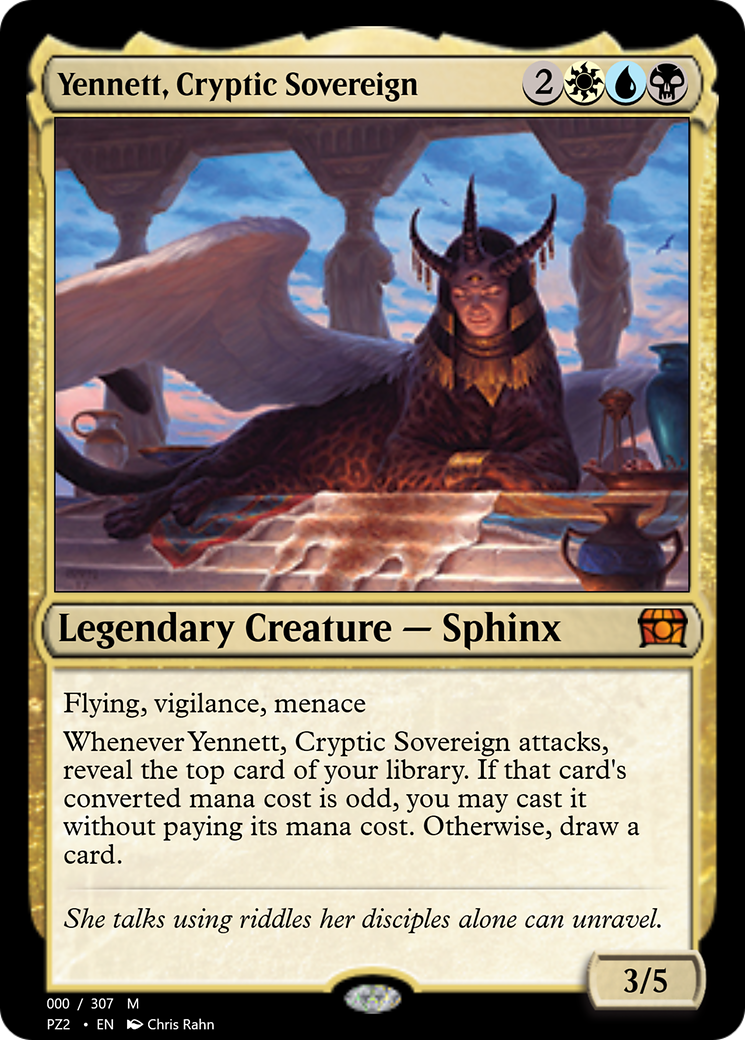 Yennett, Cryptic Sovereign (PZ2-70747) - Treasure Chest Foil