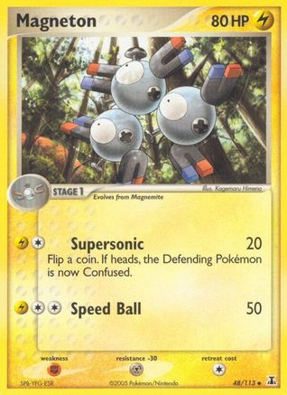 Magneton 048 - Reverse Holofoil Delta Species - Uncommon
