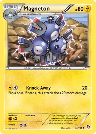 Magneton (45) 045 - Reverse Holofoil Plasma Storm - Uncommon