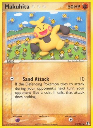 Makuhita 075/113 - Reverse Holofoil Delta Species - Common