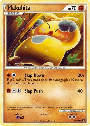 Makuhita 055/90 - Reverse Holofoil Undaunted - Common