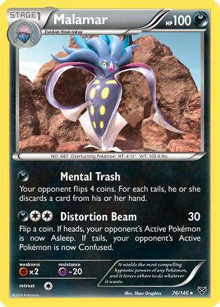 Malamar (76) 076 XY Base Set - Rare