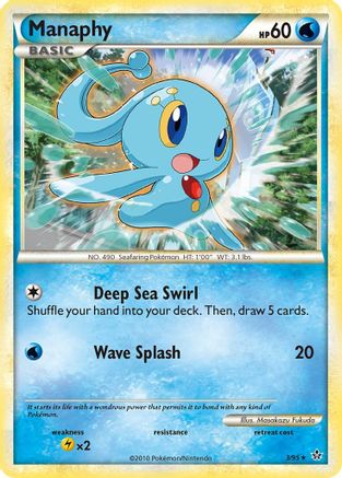 Manaphy 003 - Holofoil Unleashed - Holo Rare