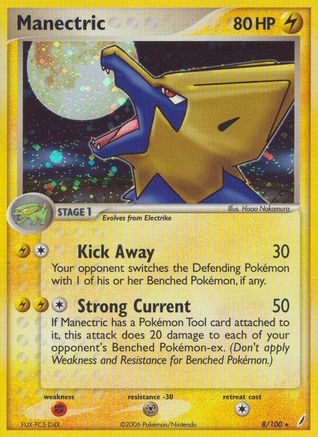 Manectric 008/100 - Holofoil Crystal Guardians - Holo Rare