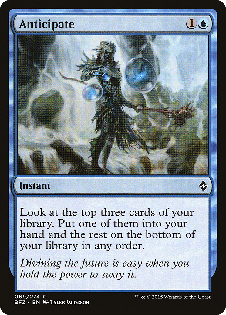 Anticipate (BFZ-069) - Battle for Zendikar