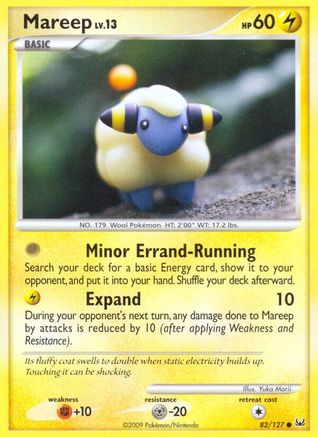 Mareep 082/127 - Reverse Holofoil Platinum - Common