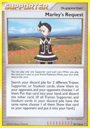 Marley's Request 087 - Reverse Holofoil Stormfront - Uncommon