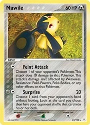 Mawile 023 - Reverse Holofoil Holon Phantoms - Rare