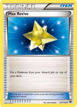 Max Revive 120/146 XY Base Set - Uncommon