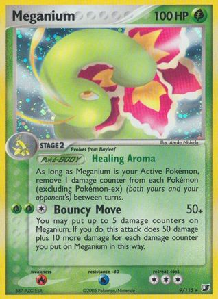 Meganium 009 - Holofoil Unseen Forces - Holo Rare