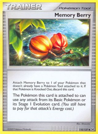 Memory Berry 110 - Reverse Holofoil Platinum - Uncommon