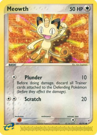 Meowth 042/95 Team Magma vs Team Aqua - Common