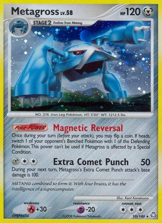 Metagross 010 - Reverse Holofoil Legends Awakened - Holo Rare