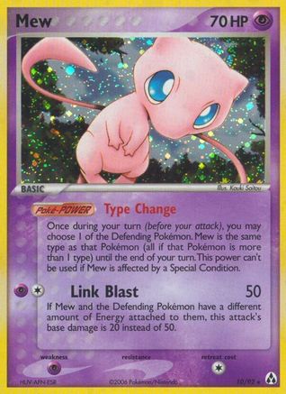 Mew 010 - Reverse Holofoil Legend Maker - Holo Rare