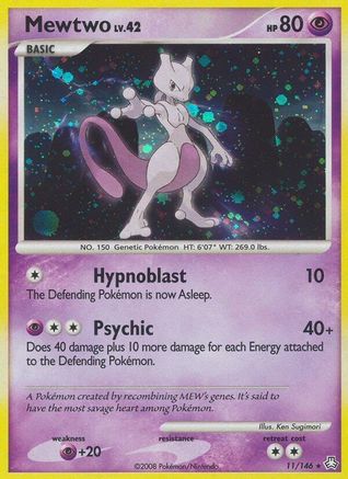Mewtwo 011 - Holofoil Legends Awakened - Holo Rare