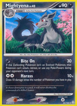 Mightyena 066 - Reverse Holofoil Legends Awakened - Uncommon