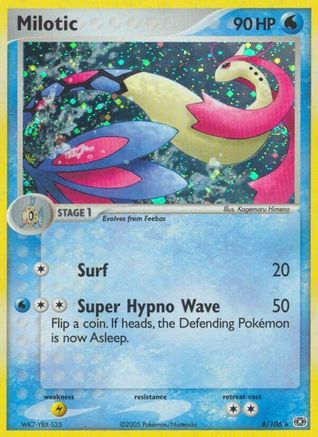Milotic 008/106 - Holofoil Emerald - Holo Rare