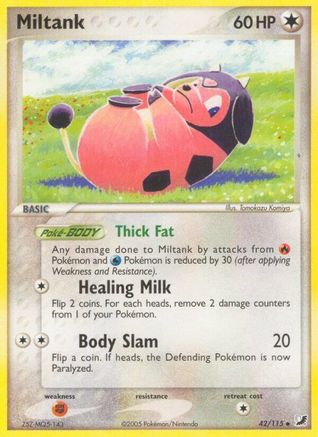 Miltank 042 - Reverse Holofoil Unseen Forces - Uncommon
