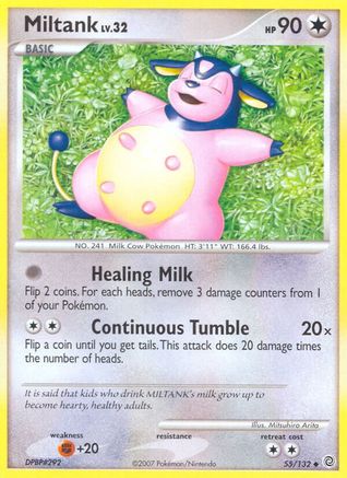 Miltank 055 - Reverse Holofoil Secret Wonders - Uncommon