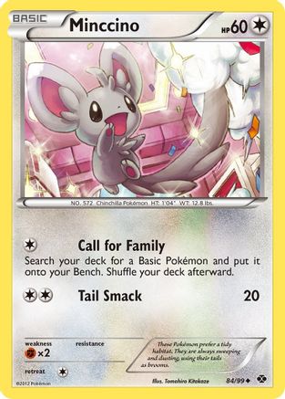 Minccino 084/99 - Reverse Holofoil Next Destinies - Uncommon