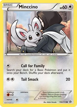 Minccino 104/113 Legendary Treasures - Common