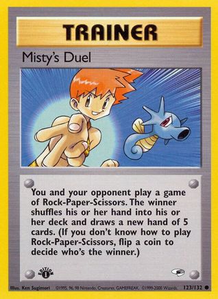 Misty's Duel 123/132 - 1st Edition Gym Heroes - Common