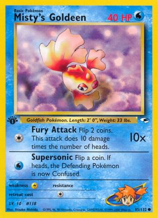 Misty's Goldeen (85) 085/132 - Unlimited Gym Heroes - Common