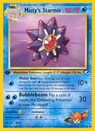Misty's Starmie 056/132 - Unlimited Gym Heroes - Uncommon
