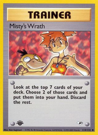 Misty's Wrath 114/132 - Unlimited Gym Heroes - Uncommon