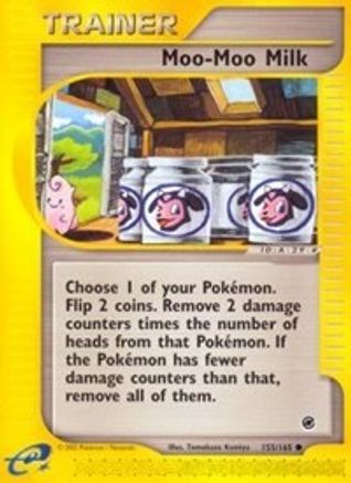 Moo-Moo Milk 155/165 - Reverse Holofoil Expedition - Common
