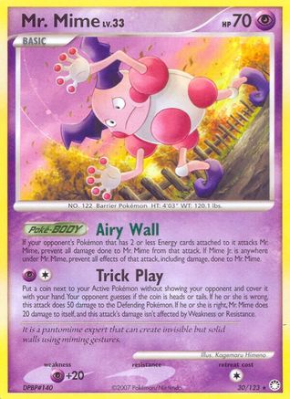 Mr. Mime 030 Mysterious Treasures - Rare