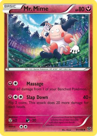 Mr. Mime 091/146 XY Base Set - Uncommon