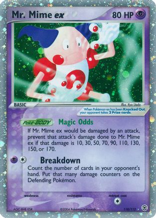 Mr. Mime ex 110/112 - Holofoil FireRed & LeafGreen - Ultra Rare