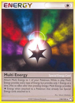Multi Energy 118 - Reverse Holofoil Mysterious Treasures - Rare