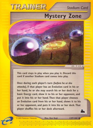 Mystery Zone 137 - Reverse Holofoil Skyridge - Uncommon