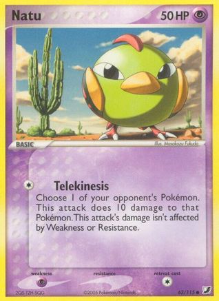 Natu 063 - Reverse Holofoil Unseen Forces - Common