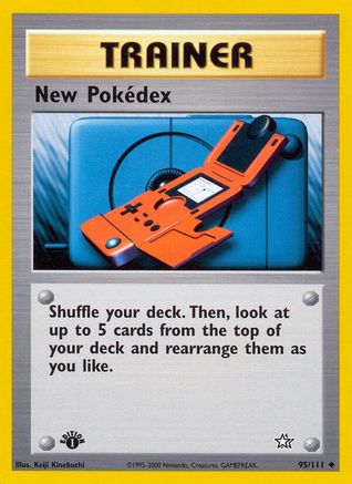 New Pokedex 095/111 - Unlimited Neo Genesis - Uncommon