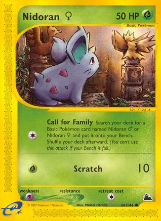 Nidoran F (81) 081 Skyridge - Common