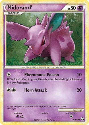 Nidoran M 070/102 Triumphant - Common